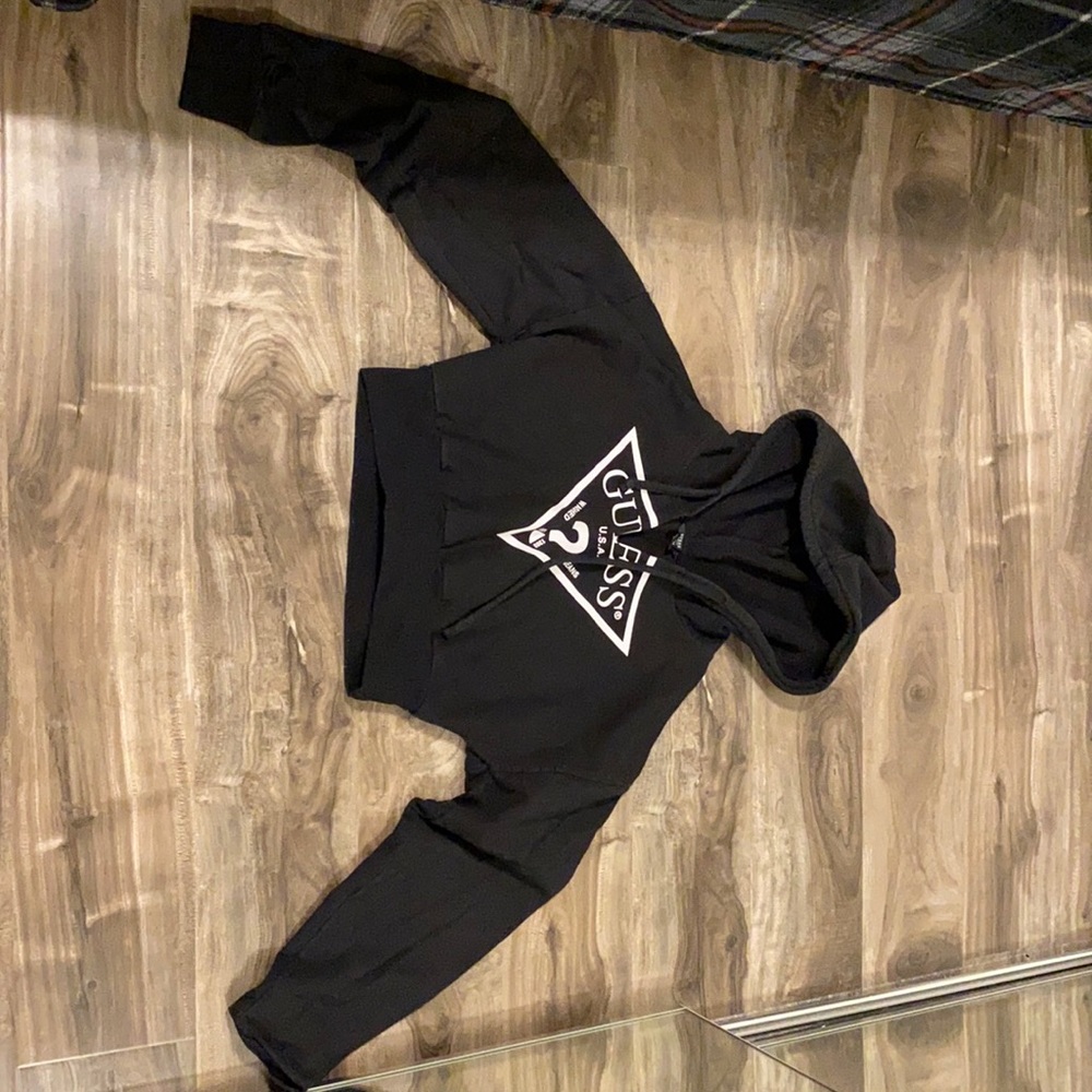 XS Limited Guess Edition Cropped Hoodie